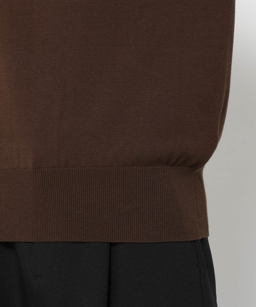 HARE（ハレ）の「コンパクトニットポロLS(HARE)（ポロシャツ・メンズ・ブルー/ブラック/ブラウン・SMALL/MEDIUM）」の21枚目の写真