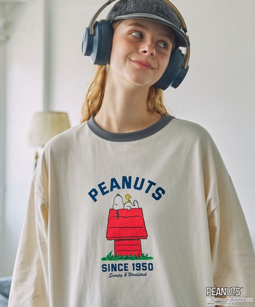 PEANUTS / SNOOPY】別注 ピーナッツ スヌーピー ヴィンテージプリント