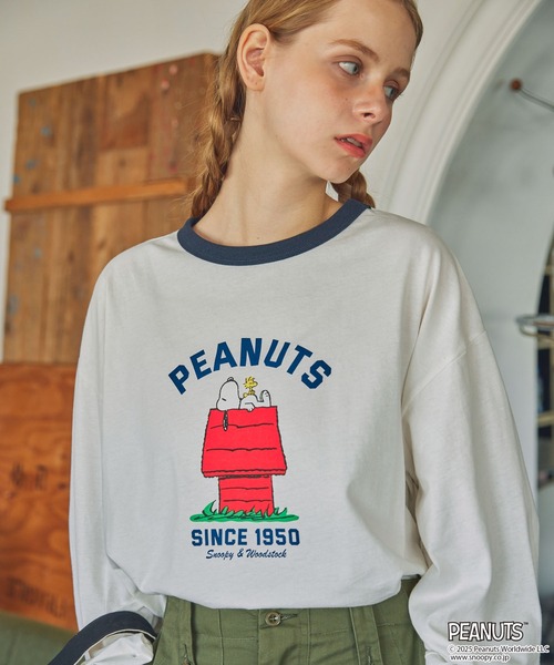 PEANUTS / SNOOPY】別注 ピーナッツ スヌーピー ヴィンテージプリント