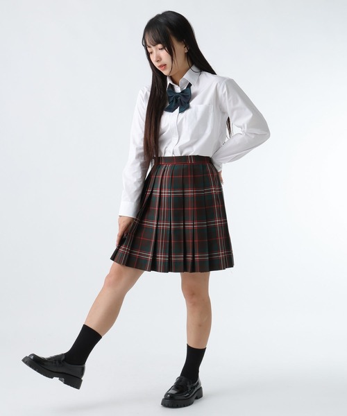 GLOBAL WORK（グローバルワーク）の「GIRLスクールシャツ長袖/AND YUA ANY/593403（シャツ/ブラウス・キッズ・ホワイト・SMALL/MEDIUM）」の20枚目の写真