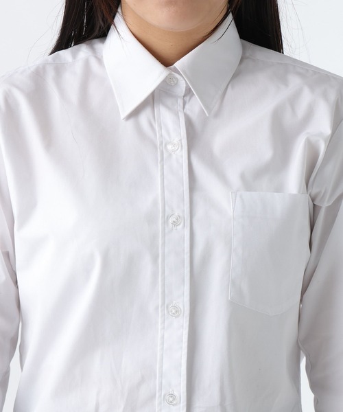 GLOBAL WORK（グローバルワーク）の「GIRLスクールシャツ長袖/AND YUA ANY/593403（シャツ/ブラウス・キッズ・ホワイト・SMALL/MEDIUM）」の16枚目の写真