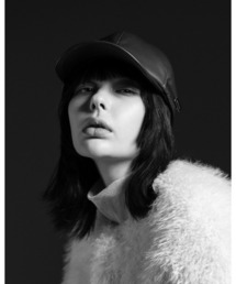 MAISON Birth（メゾンバース）の「MAISON Birth メゾンバース / ECO LEATHER BOUFFANT CAP エコレザーブーファンキャップ / MB-25305（キャップ）」