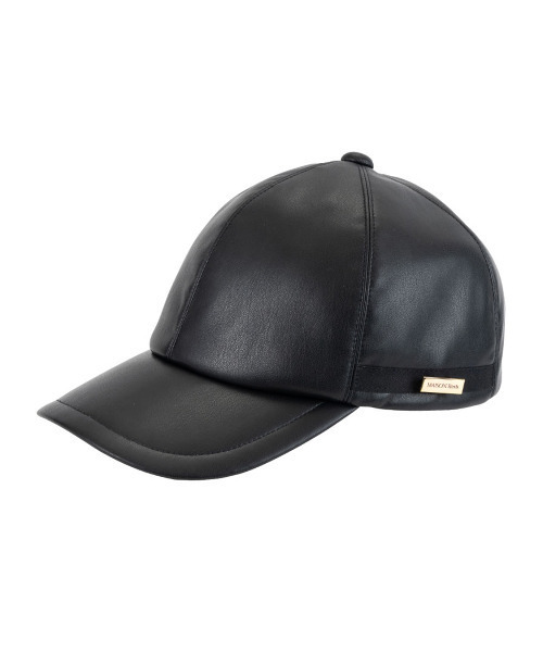 MAISON Birth（メゾンバース）の「MAISON Birth メゾンバース / ECO LEATHER BOUFFANT CAP エコレザーブーファンキャップ / MB-25305（キャップ・レディース・ブラック/ネイビー/ブラウン・FREE）」の6枚目の写真
