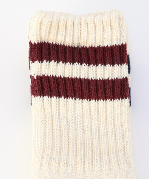 FREAK'S STORE（フリークスストア）の「Healthknit/ヘルスニット クラッシックシンカー2本ライン（ソックス/靴下・レディース・ナチュラル・ONE SIZE）」の2枚目の写真