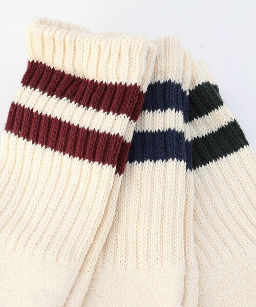FREAK'S STORE（フリークスストア）の「Healthknit/ヘルスニット クラッシックシンカー2本ライン（ソックス/靴下・レディース・ナチュラル・ONE SIZE）」の9枚目の写真