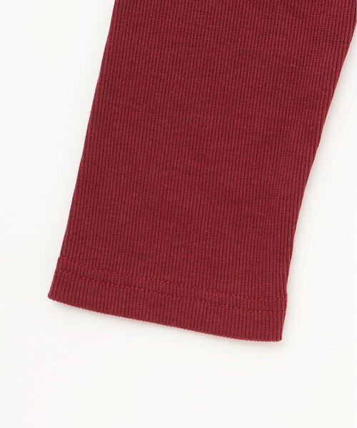 LOVETOXIC（ラブトキシック）の「レースアップ長袖TシャツSET（Tシャツ/カットソー・キッズ・オフホワイト/ブラック/エンジ・130cm/S:140cm/M:150cm/L:160cm）」の6枚目の写真