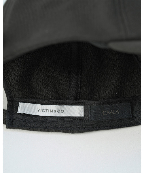 VICTIM（ヴィクティム）の「VICTIM ヴィクティム / ×CA4LA VINTAGE EFFECT CAP カシラコラボレーションヴィンテージエフェクトキャップ / VTM-25-A-105（キャップ・メンズ・ブラック/チャコールグレー/ネイビー・FREE）」の12枚目の写真