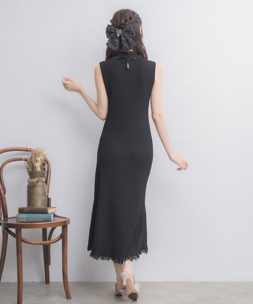 couture BY ROJITA(クチュールバイロジータ)の「ニットワンピース×オフショルカーデセット(ワンピース・レディース・ブラック/ピンク/アイボリー・FREE)」の10枚目の写真