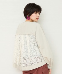 JETSET SOLO PLUS （ジェットセットソロプラス）の「【FONT LAB】ペイズリーレースコンビブルゾン（ブルゾン）」