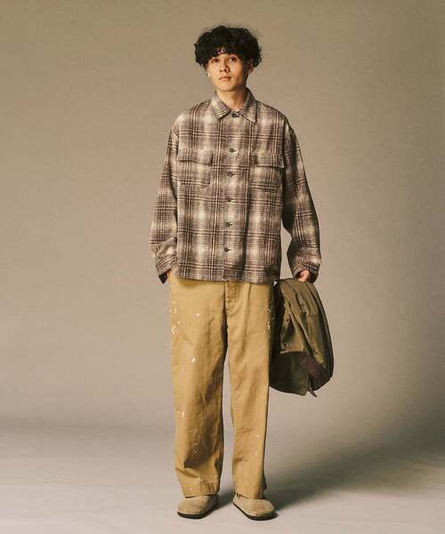 セール】シャギー チェック シャツ（シャツ/ブラウス）｜417 EDIFICE