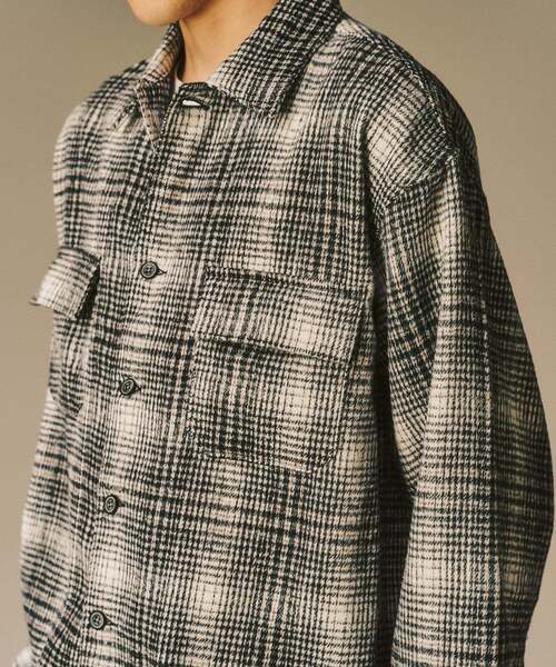 417 EDIFICE(フォーワンセブンエディフィス)の「シャギー チェック シャツ(シャツ/ブラウス・メンズ・ブラウン/ブラック/ブルー・LARGE/MEDIUM)」の18枚目の写真