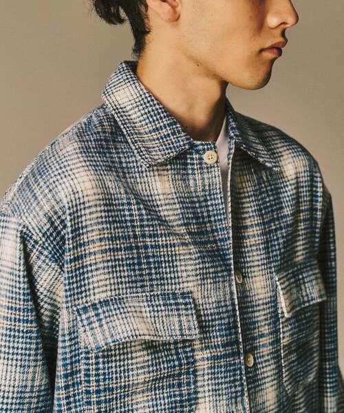 セール】シャギー チェック シャツ（シャツ/ブラウス）｜417 EDIFICE