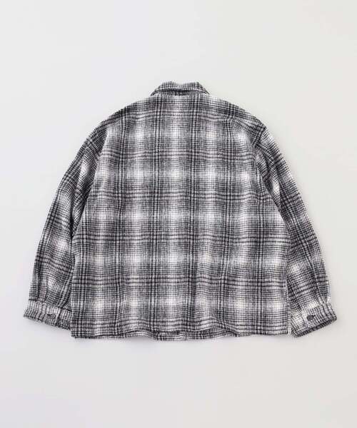 417 EDIFICE(フォーワンセブンエディフィス)の「シャギー チェック シャツ(シャツ/ブラウス・メンズ・ブラウン/ブラック/ブルー・LARGE/MEDIUM)」の9枚目の写真