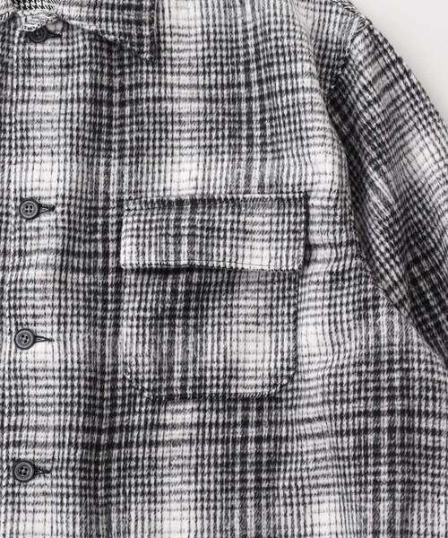 417 EDIFICE(フォーワンセブンエディフィス)の「シャギー チェック シャツ(シャツ/ブラウス・メンズ・ブラウン/ブラック/ブルー・LARGE/MEDIUM)」の10枚目の写真
