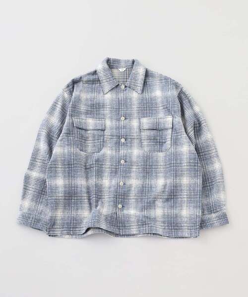 417 EDIFICE(フォーワンセブンエディフィス)の「シャギー チェック シャツ(シャツ/ブラウス・メンズ・ブラウン/ブラック/ブルー・LARGE/MEDIUM)」の13枚目の写真