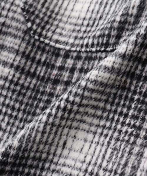 417 EDIFICE(フォーワンセブンエディフィス)の「シャギー チェック シャツ(シャツ/ブラウス・メンズ・ブラウン/ブラック/ブルー・LARGE/MEDIUM)」の14枚目の写真