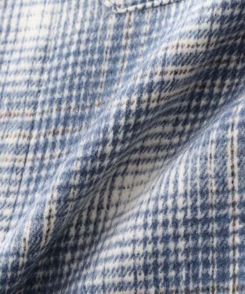 417 EDIFICE(フォーワンセブンエディフィス)の「シャギー チェック シャツ(シャツ/ブラウス・メンズ・ブラウン/ブラック/ブルー・LARGE/MEDIUM)」の16枚目の写真