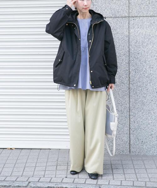 ITEMS URBANRESEARCH(アイテムズ アーバンリサーチ)の「キルトライナー付きマウンテンパーカー(ダウンジャケット/コート・レディース・ベージュ/ブラック/カーキ・FREE)」の19枚目の写真