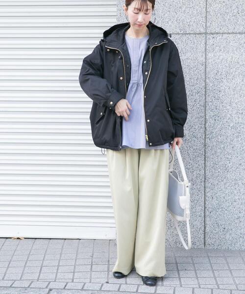 ITEMS URBANRESEARCH(アイテムズ アーバンリサーチ)の「キルトライナー付きマウンテンパーカー(ダウンジャケット/コート・レディース・ベージュ/ブラック/カーキ・FREE)」の20枚目の写真