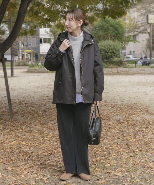 ITEMS URBANRESEARCH(アイテムズ アーバンリサーチ)の「キルトライナー付きマウンテンパーカー(ダウンジャケット/コート・レディース・ベージュ/ブラック/カーキ・FREE)」の22枚目の写真