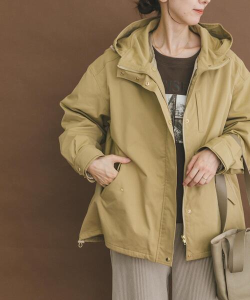 キルトライナー付きマウンテンパーカー（ダウンジャケット/コート