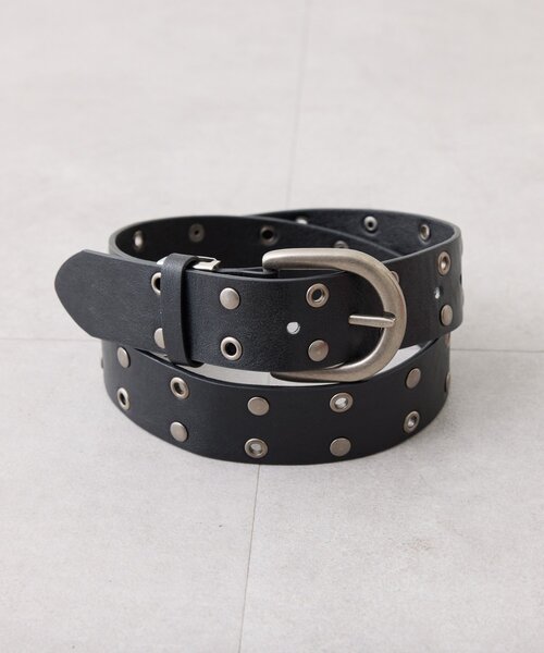 CIAOPANIC TYPY（チャオパニックティピー）の「【UNISEX】スタッズベルト（ベルト・レディース・マスタード/ブラック/グレー/レッド・ONE SIZE）」の8枚目の写真