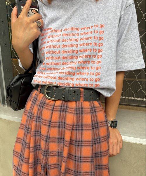 CIAOPANIC TYPY（チャオパニックティピー）の「【UNISEX】スタッズベルト（ベルト・レディース・マスタード/ブラック/グレー/レッド・ONE SIZE）」の12枚目の写真