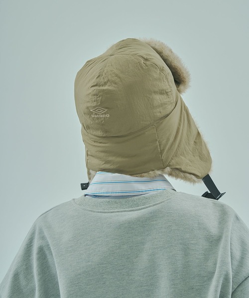 UMBRO(アンブロ)の「(UMBRO × ROSE BUD)FLIGHT CAP(キャップ・レディース・ベージュ/ブラック・ONE SIZE)」の7枚目の写真
