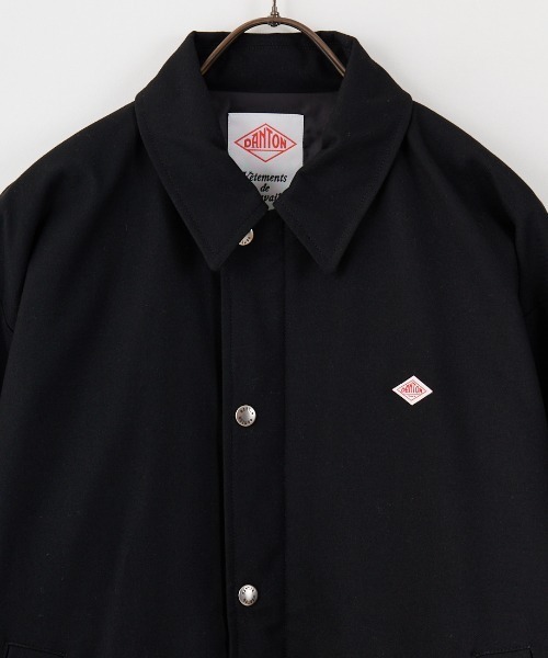 DANTON（ダントン）の「[DANTON/ダントン] ウールライククロス 中綿入り コーチジャケット（その他アウター・レディース・ブラック/グレイッシュベージュ・38/40/42）」の4枚目の写真