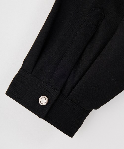 DANTON（ダントン）の「[DANTON/ダントン] ウールライククロス 中綿入り コーチジャケット（その他アウター・レディース・ブラック/グレイッシュベージュ・38/40/42）」の5枚目の写真