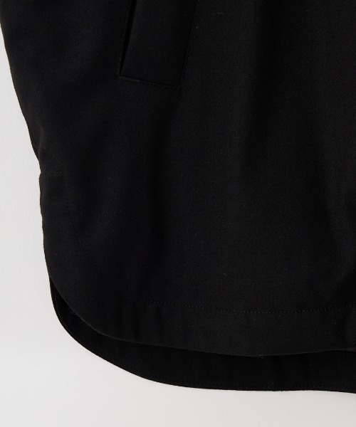 DANTON（ダントン）の「[DANTON/ダントン] ウールライククロス 中綿入り コーチジャケット（その他アウター・レディース・ブラック/グレイッシュベージュ・38/40/42）」の6枚目の写真