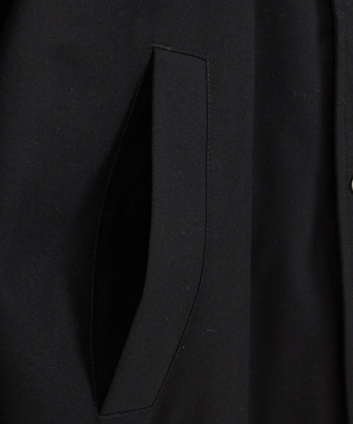 DANTON（ダントン）の「[DANTON/ダントン] ウールライククロス 中綿入り コーチジャケット（その他アウター・レディース・ブラック/グレイッシュベージュ・38/40/42）」の7枚目の写真