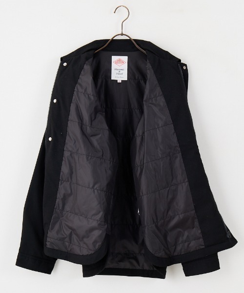 DANTON（ダントン）の「[DANTON/ダントン] ウールライククロス 中綿入り コーチジャケット（その他アウター・レディース・ブラック/グレイッシュベージュ・38/40/42）」の9枚目の写真