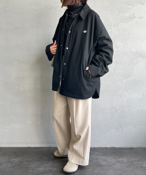 DANTON（ダントン）の「[DANTON/ダントン] ウールライククロス 中綿入り コーチジャケット（その他アウター・レディース・ブラック/グレイッシュベージュ・38/40/42）」の20枚目の写真