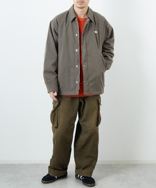 DANTON（ダントン）の「[DANTON/ダントン] ウールライククロス 中綿入り コーチジャケット（その他アウター・レディース・ブラック/グレイッシュベージュ・38/40/42）」の14枚目の写真