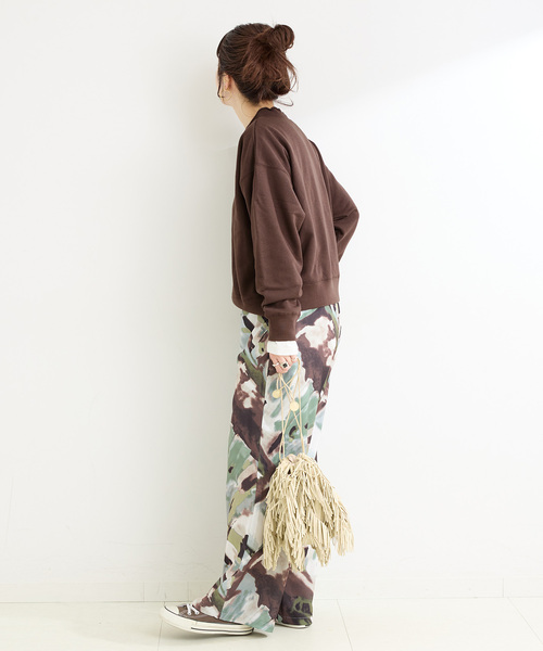 B.C STOCK（ベーセーストック）の「《追加》ウォッシャブル / 裏毛ハーフジッププルオーバー（スウェット・レディース・ブラック/グレー/ブラウン・FREE）」の20枚目の写真