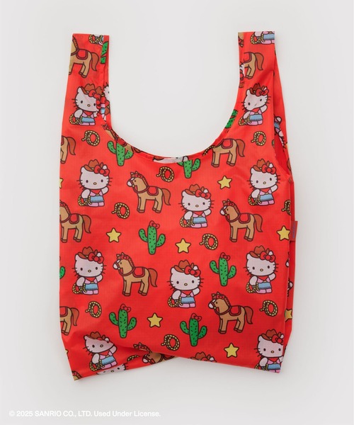 BAGGU(バグー)の「STANDARD BAGGU 610.Hello Kitty Western(エコバッグ/サブバッグ・レディース・レッド・FREE)」の3枚目の写真