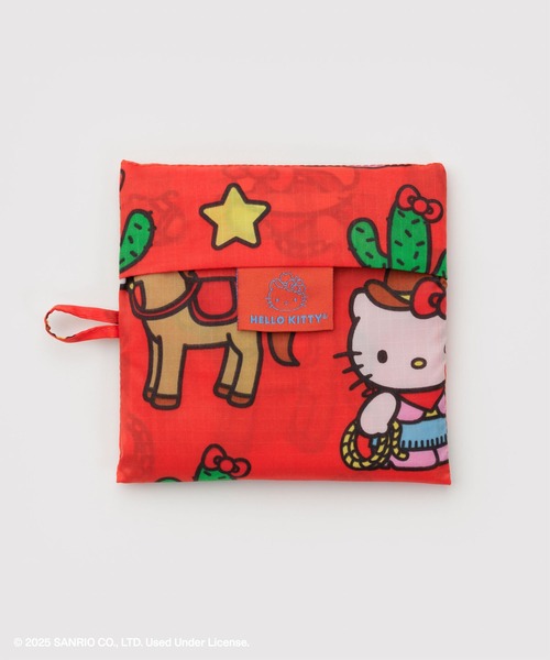 BAGGU(バグー)の「STANDARD BAGGU 610.Hello Kitty Western(エコバッグ/サブバッグ・レディース・レッド・FREE)」の4枚目の写真