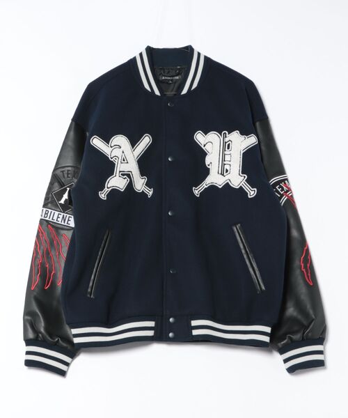 8(eight)(エイト)の「Claw marksスタジャン(スタジャン・メンズ・ブラック/ネイビー/イエロー・MEDIUM/LARGE/X-LARGE)」の1枚目の写真