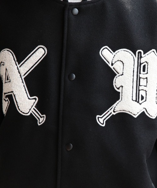 8(eight)(エイト)の「Claw marksスタジャン(スタジャン・メンズ・ブラック/ネイビー/イエロー・MEDIUM/LARGE/X-LARGE)」の10枚目の写真