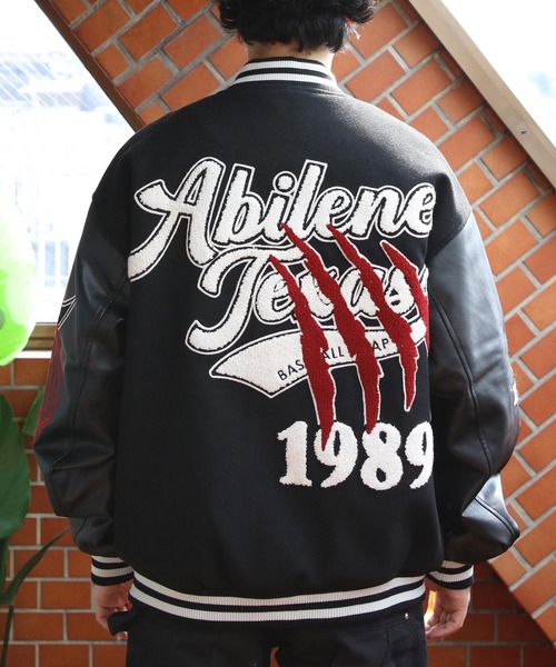 8(eight)(エイト)の「Claw marksスタジャン(スタジャン・メンズ・ブラック/ネイビー/イエロー・MEDIUM/LARGE/X-LARGE)」の13枚目の写真