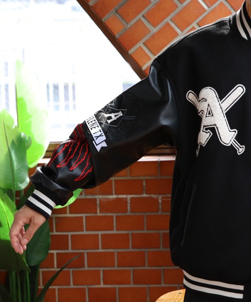 8(eight)(エイト)の「Claw marksスタジャン(スタジャン・メンズ・ブラック/ネイビー/イエロー・MEDIUM/LARGE/X-LARGE)」の19枚目の写真