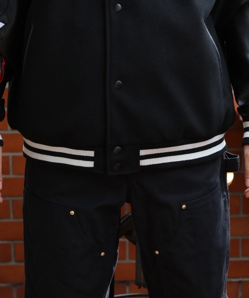 8(eight)(エイト)の「Claw marksスタジャン(スタジャン・メンズ・ブラック/ネイビー/イエロー・MEDIUM/LARGE/X-LARGE)」の20枚目の写真