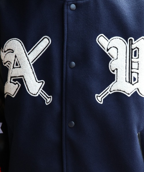 8(eight)(エイト)の「Claw marksスタジャン(スタジャン・メンズ・ブラック/ネイビー/イエロー・MEDIUM/LARGE/X-LARGE)」の11枚目の写真