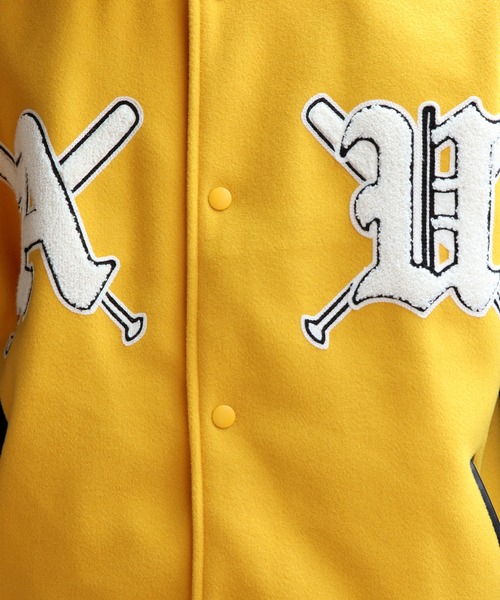 8(eight)(エイト)の「Claw marksスタジャン(スタジャン・メンズ・ブラック/ネイビー/イエロー・MEDIUM/LARGE/X-LARGE)」の12枚目の写真