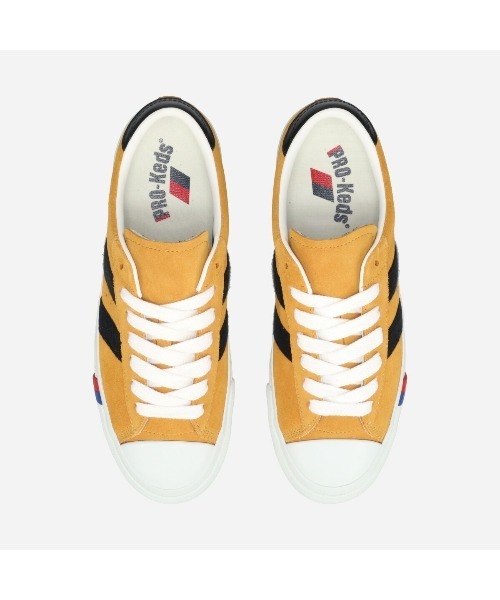 PRO-Keds(プロケッズ)の「PRO-Keds ROYAL PLUS SUEDE LO / プロケッズ ロイヤル プラス スエード ロー / PN1021MU(スニーカー・メンズ・イエロー・26.5cm/26cm/27cm/27.5cm/28cm)」の2枚目の写真