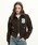 BENUA�i�x�k�A�j�́uChenille Patch zip-up sweat/�V�F�j�[�����b�y���t���W�b�v�A�b�v�X�E�F�b�g�i�p�[�J�[�j�v�b�u���E��