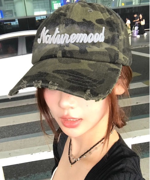 FUN(ファン)の「メイサイCAP(キャップ・レディース・カーキ/ベージュ・FREE)」の4枚目の写真