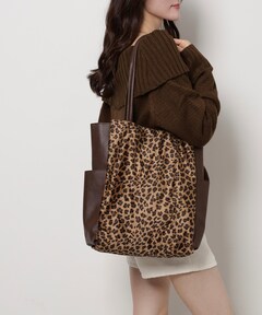 Leminor/ルミノア 別注TOILE MARCHE（レオパード）（トートバッグ