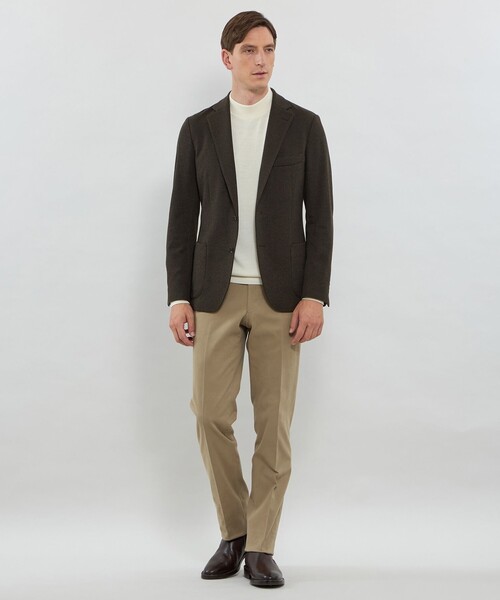 MACKINTOSH LONDON(マッキントッシュ ロンドン)の「【WEB・一部店舗限定】【FLEX JERSEY】コットンウールジャージージャケット(テーラードジャケット・メンズ・ダークネイビー/ブラウン系その他6・36/38/40)」の4枚目の写真